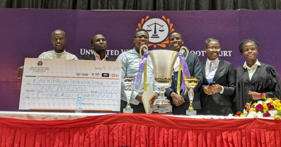 KIU beats Makerere University to win 'Unwanted Witness privacy Moot'