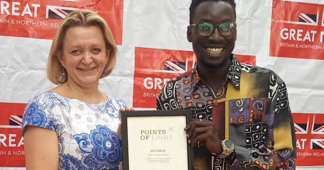 KIU Alumnus Abel Odeke receives Points of Light Award