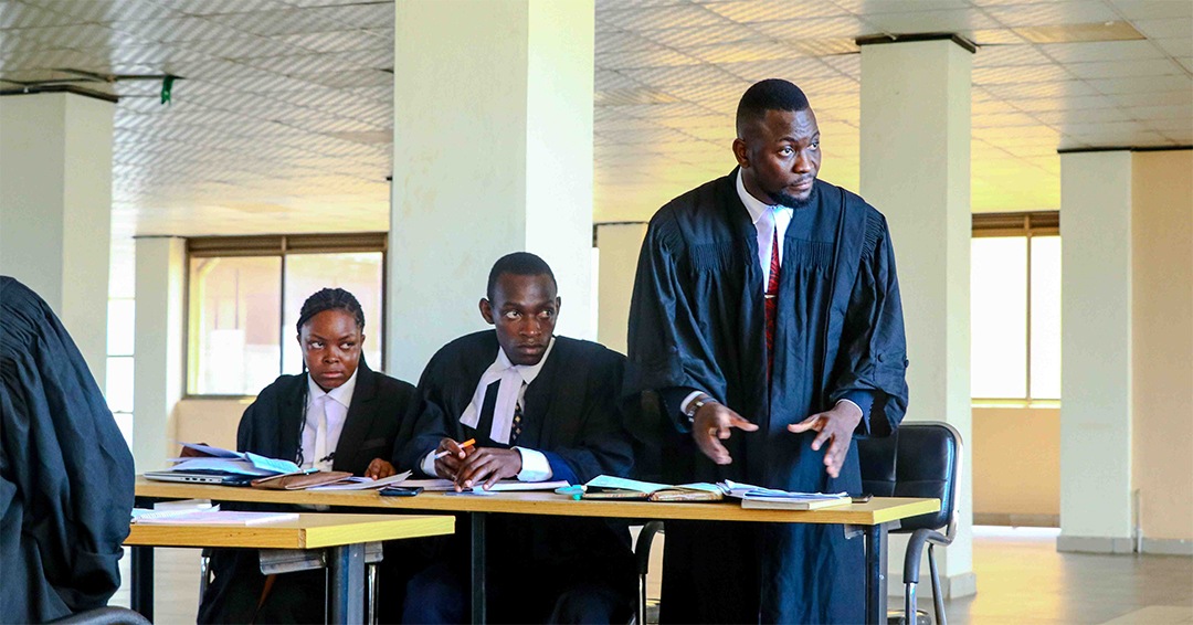 KIU law Students Face-off in Kanyeihamba &Co. Advocates Moot competition