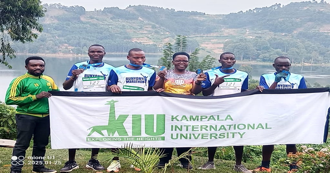 KIU Athletes Shine at 2025 Bunyonyi Marathon