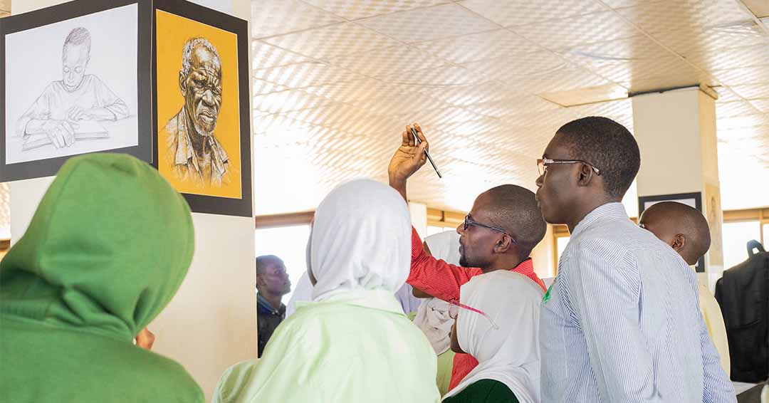 Secondary School Students Inspired by KIU'S Creative Environment During Art Exhibition