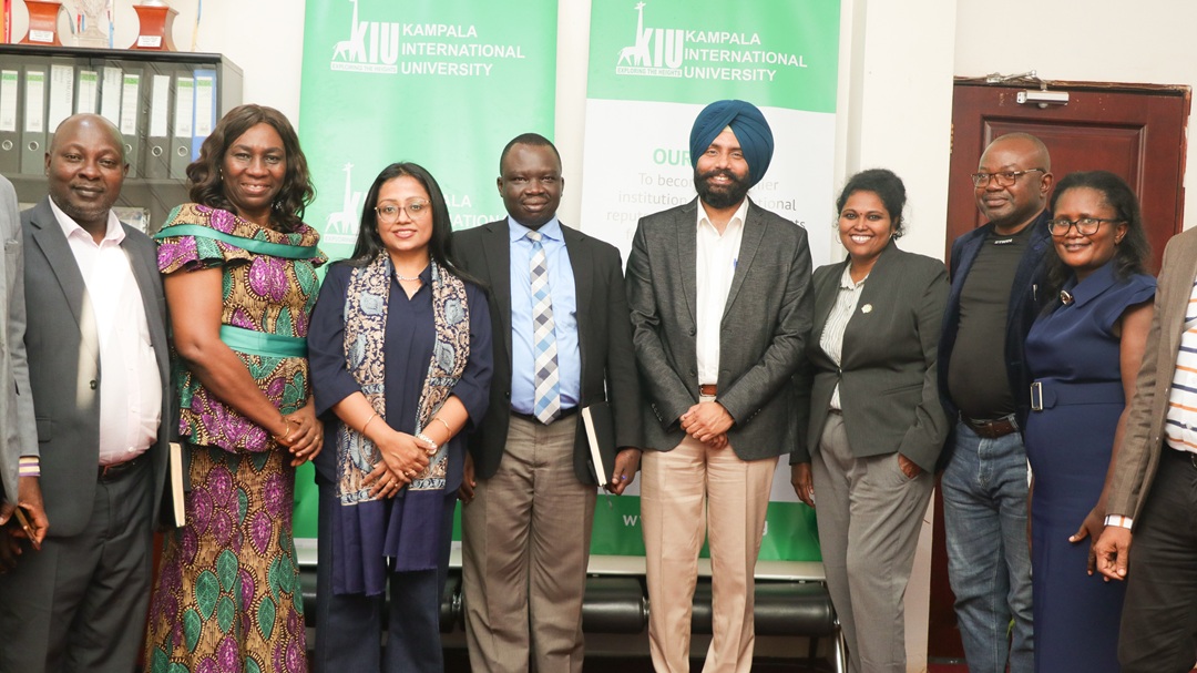 Taylor and Francis Group Delegates Pay Courtesy Visit to KIU