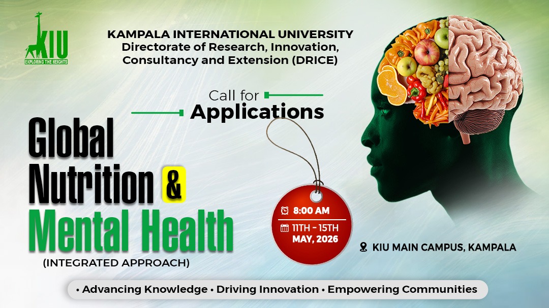KIU Calls for Applications for Short Course on Global Nutrition & Mental Health