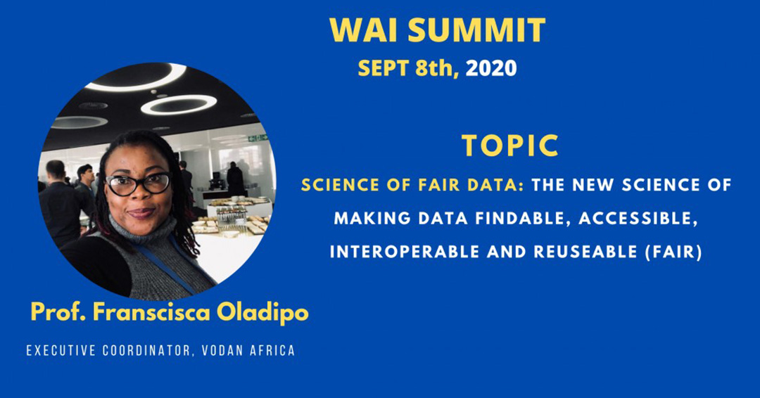 KIU Director of Research, Prof. Francisca Oladipo Ready To Speak at the Global Women in Artificial Intelligence (WAI) Summit