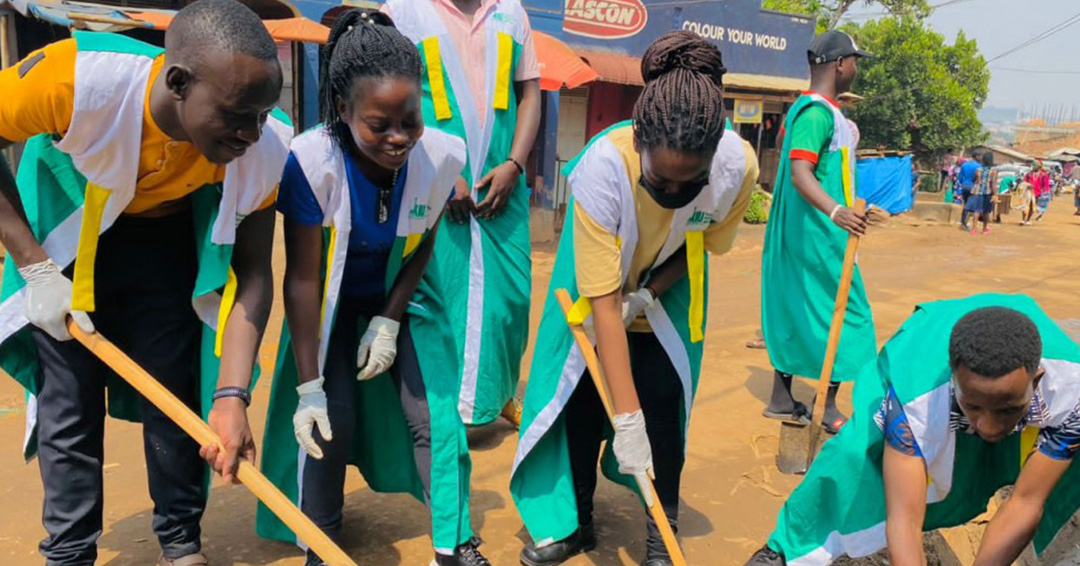 KIU Social Work Students urge Kabalagala Residents to Maintain proper Hygiene and Sanitation
