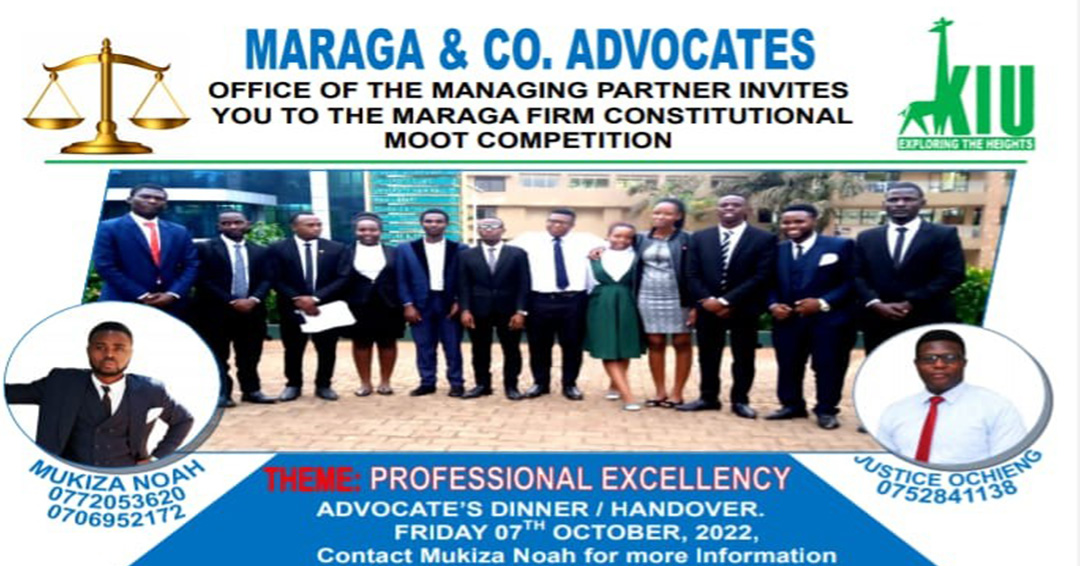Maraga and Co-advocates' Handover Dinner to focus on Professional Excellency