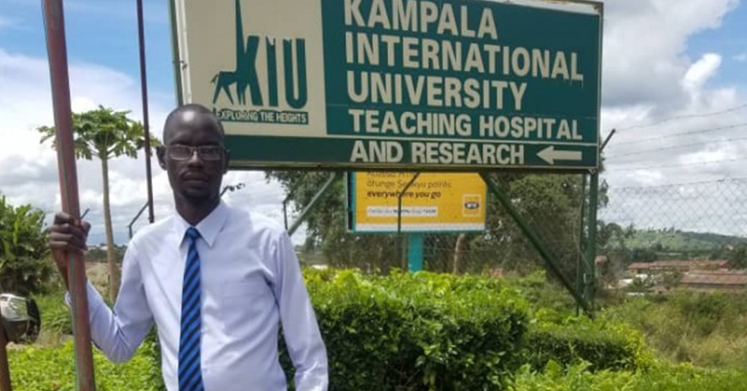 KIU Western Campus Finance Minister Okello Warns Students About Drugs, HIV During Lockdown