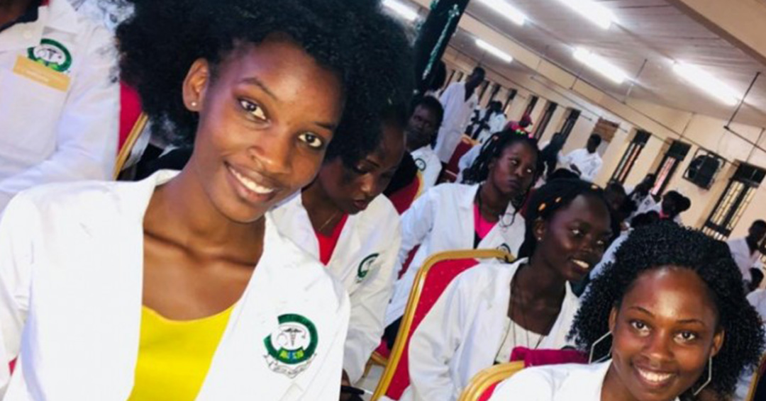 KIU Medical Students Celebrate their First Ever White Coat Ceremony