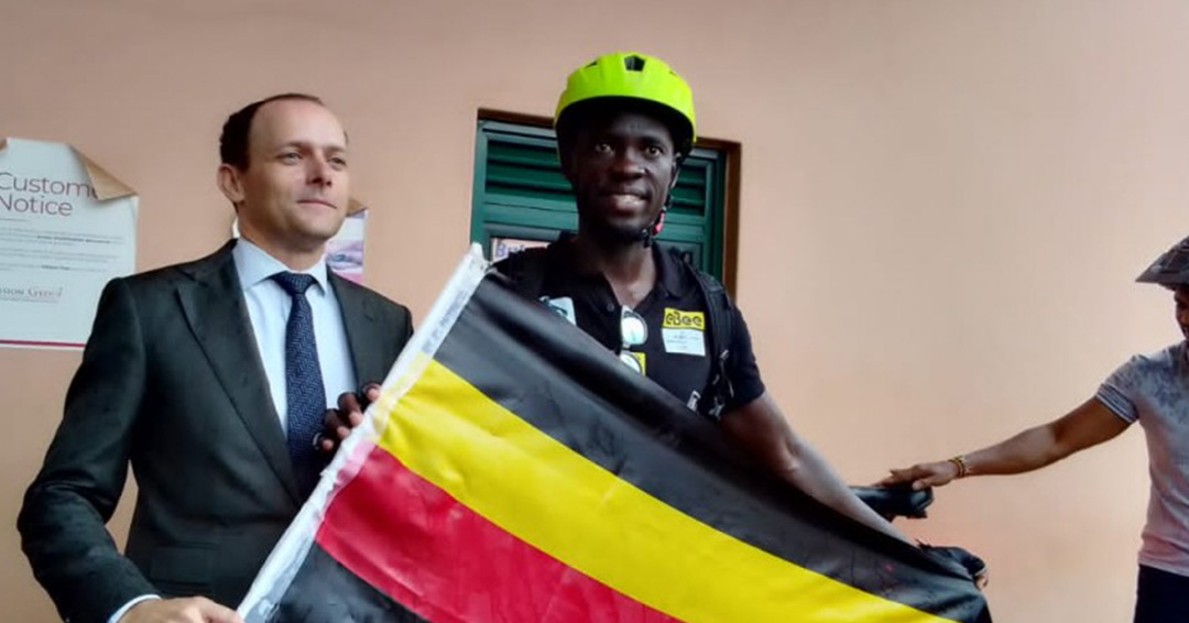 KIU'S Hakim Owiny is Cycling From Kampala to Nairobi to Curb Climate change