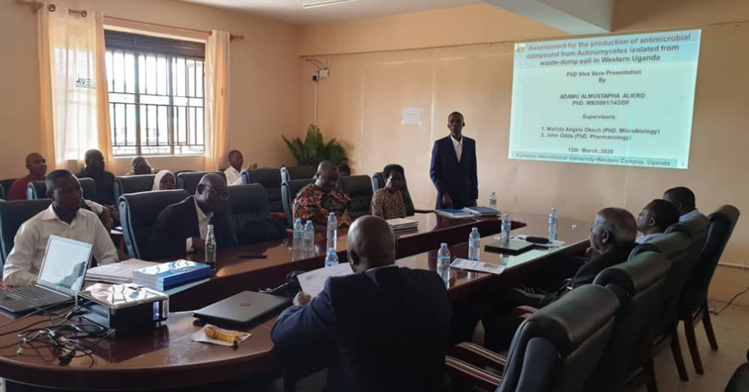 Adamu Aliero Awarded First PhD From KIU Western Campus