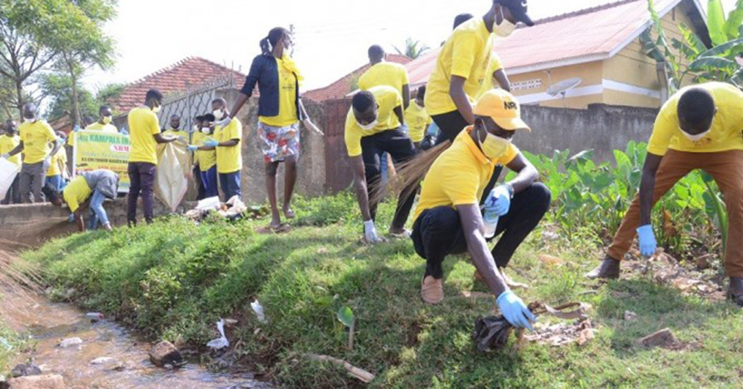 KIU NRM Chapter Cleans Up Kansanga