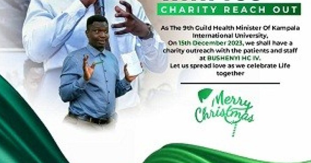 KIU's Ray Maxwell Odongo Organizing Charity Outreach to Bushenyi Health Center IV