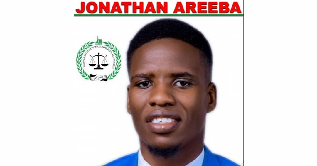 Jonathan Areeba is the new president of the KIU Law Society