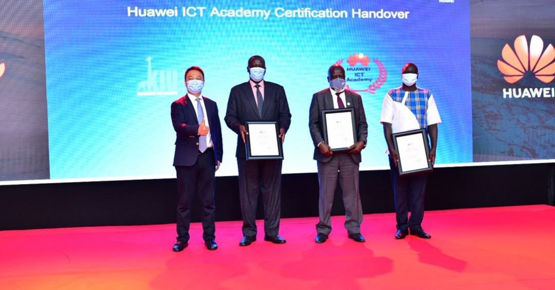 KIU VC Prof. Dr. Mouhamad Mpezamihigo Receives Certificate for Huawei ICT Academy