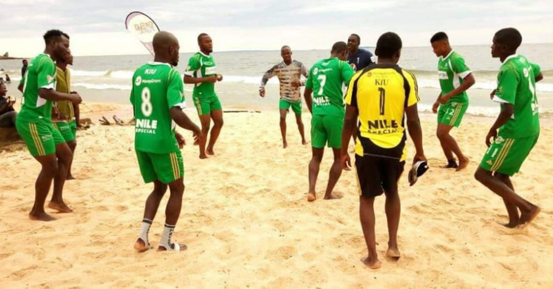 KIU Thrashes Muteesa Royal in Beach Soccer.