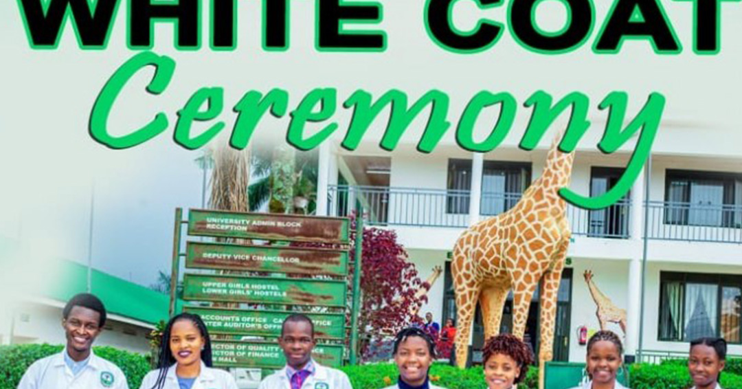 KIU Western Campus New Medical Students Gear up for The White Coat Ceremony