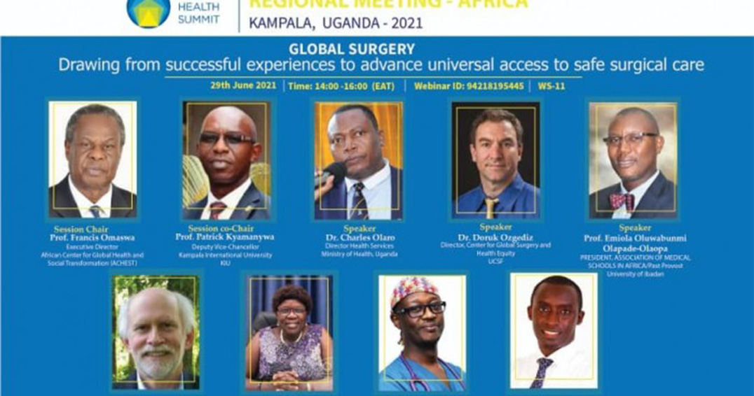 KIU Western Campus DVC Co-Chairs World Health Summit Surgery Workshop