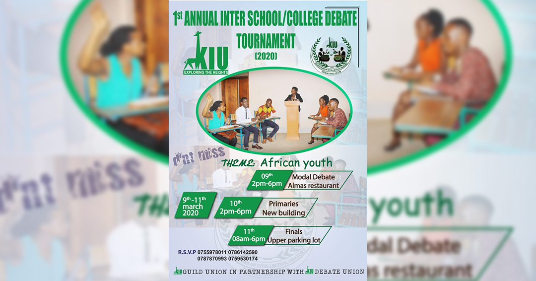 KIU Kicks Off Annual Inter-College Debate