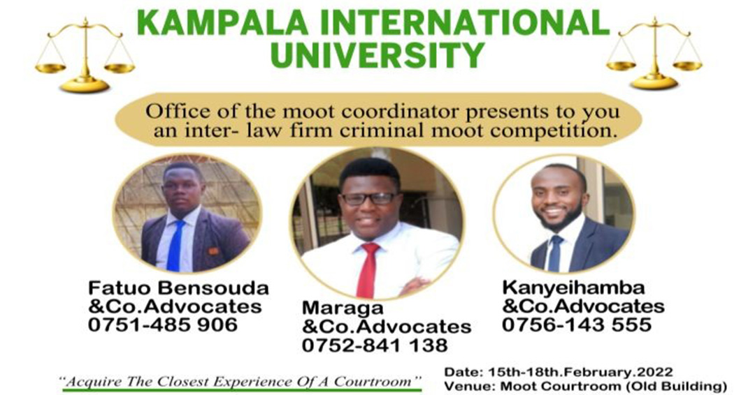 Fatou Bensouda and Co advocates progress to the 2022 KIU Moot Final as Top Favourites