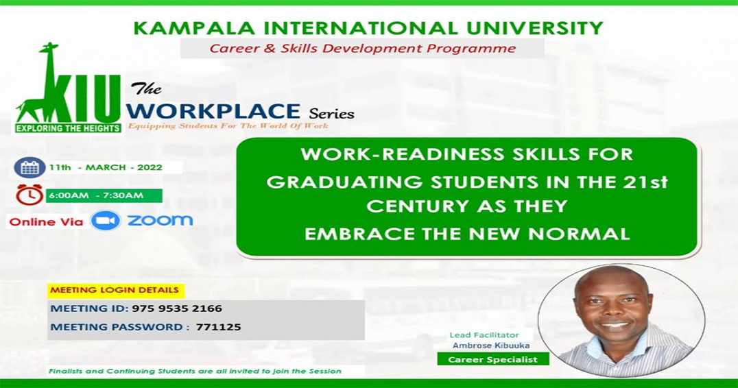 All Set For KIU Career & Skills Development Programme
