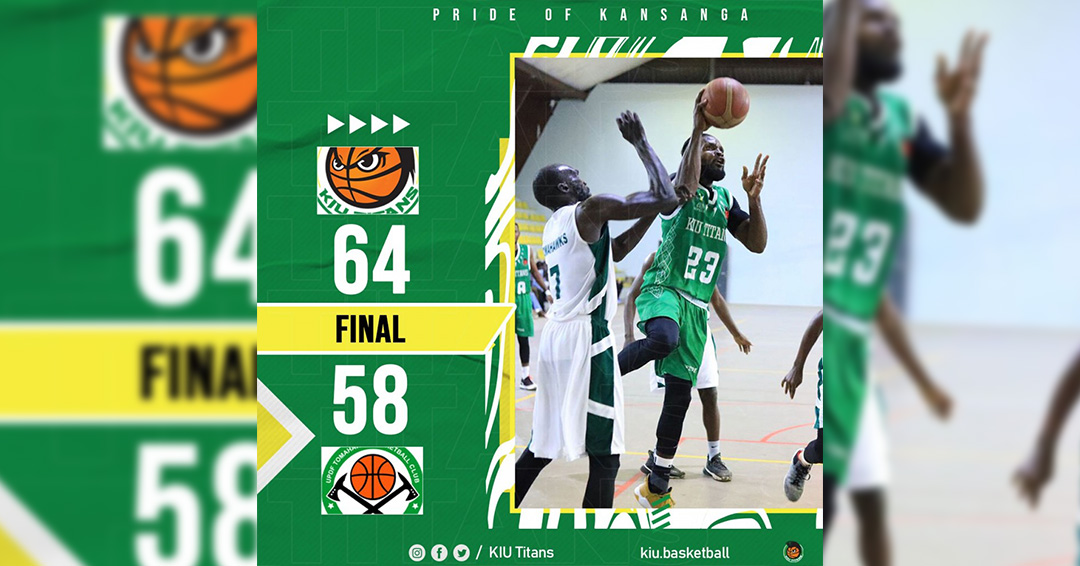 KIU Titans Edge UPDF to Complete Another Double