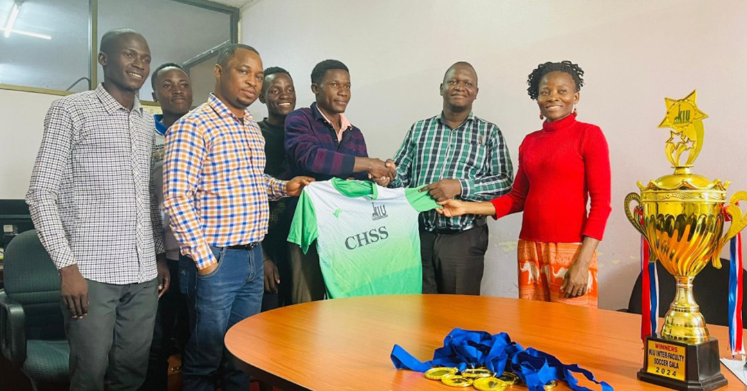 CHSS Formerly Receives Interfaculty Football Trophy