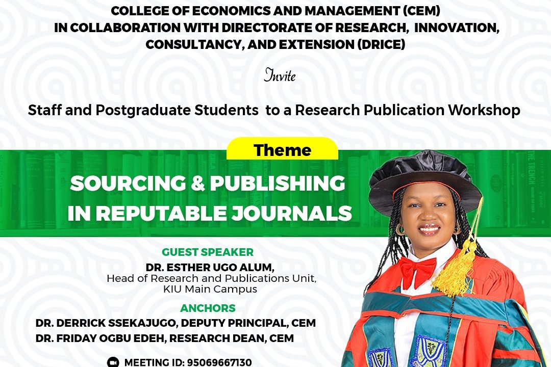 Scholars Urged to Publish in Credible Indexed Journals