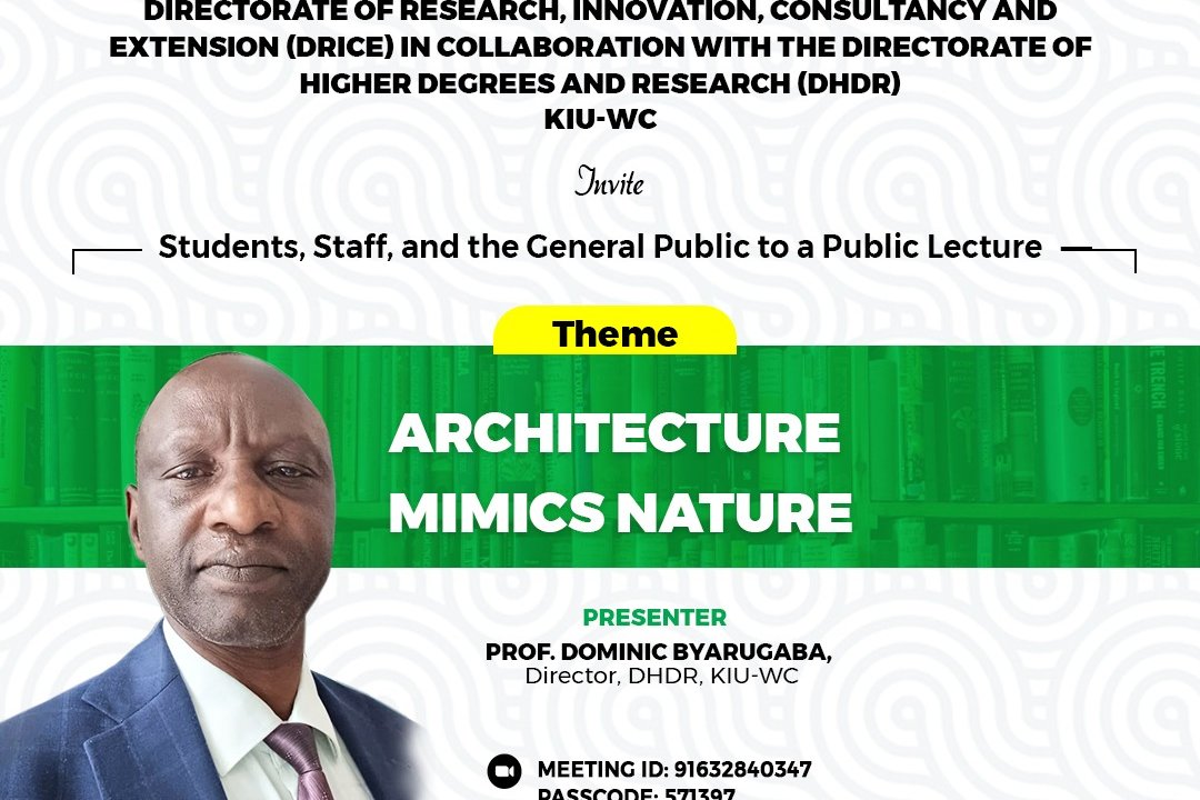 Learning from Nature: KIU Lecture Highlights Africa's Untapped Knowledge Potential