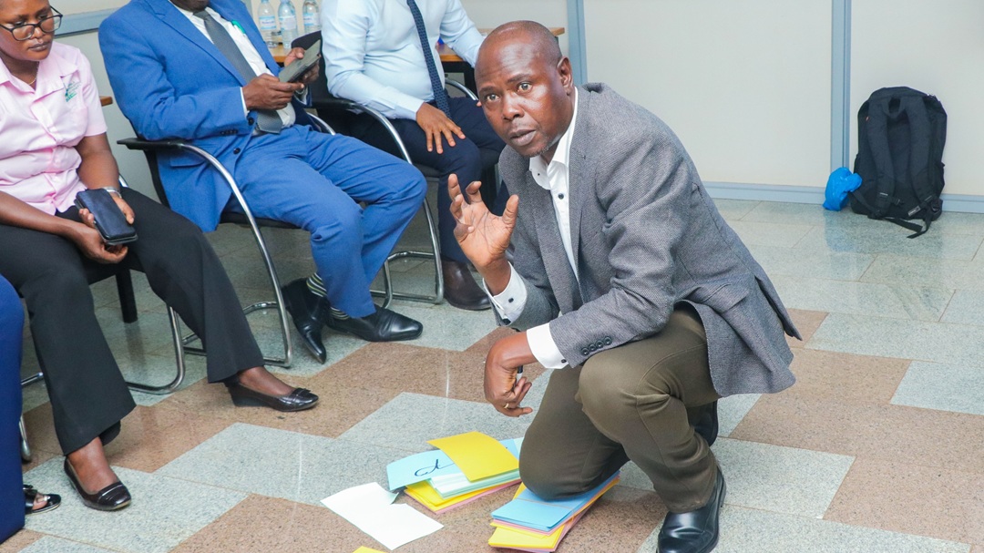 University Council Member, Ambrose Kibuuka facilitates the KIU 2030 Strategic Planning Meeting