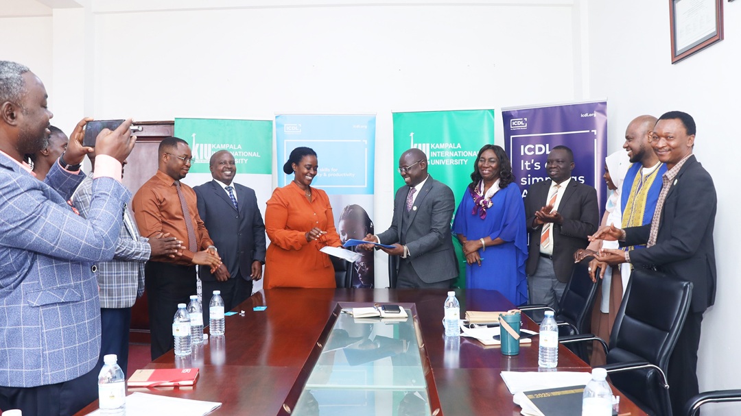 KIU & ICDL Africa sign M.O.U